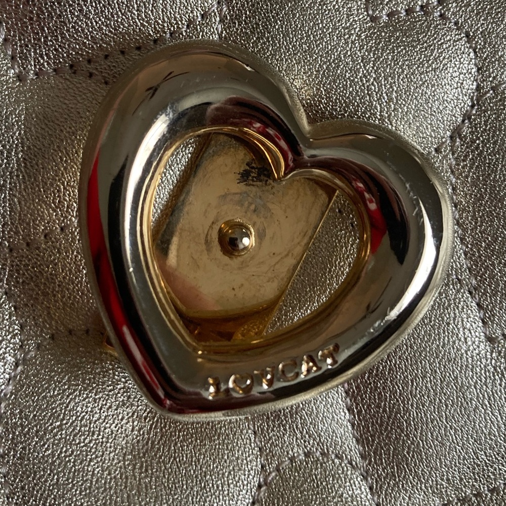 Lovcat Paris Purse Gold Quilted - Picture 5 of 5